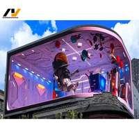 Écran LED 3D extérieur IP65 P4 avec prise en charge du SDK pour la publicité et les graphiques d'animation dans les centres commerciaux
