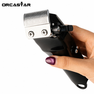 Tondeuse <span class=keywords><strong>à</strong></span> cheveux électrique sans fil professionnelle ORCASTAR pour hommes, rechargeable, avec écran LED, lame en acier inoxydable - Product Image 5