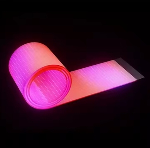 Folia <span class=keywords><strong>LED</strong></span> linh hoạt trong suốt Màn hình phim tự dính hiển thị cho cửa sổ kính kỹ thuật số biển và hiển thị - Product Image 4