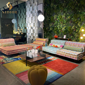 Sofá Sidior Modularrrr, el más vendido, suelo personalizable, sofá Seccional de tela multicolor, sofá para sala de estar, sofá Mah Jong - Product Image 2