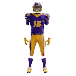 Uniformes de Fútbol Americano Personalizados al Por Mayor, Transpirables, Tallas Grandes, de Alta Demanda, Ropa Deportiva Ligera, Conjunto de Camisetas - Product Image 2