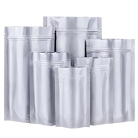 1 Gallon 2 Gallons Sacs D'aspirateur De Papier D'aluminium Thermosoudable Ziplock Fermeture À Glissière Sacs De Stockage De Nourriture de Preuve D'odeur Sac En Papier Argenté