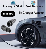 Adaptateur de chargeur de voiture électrique AC de type 1 à Tesla IP65 16A-32A, nouvelle longueur personnalisée, 110v-250v