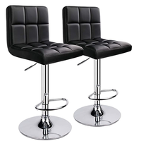 Vente en gros de meubles de bar de style tendance tabouret haut dossier de siège en cuir base de pieds en métal utilisé pour bar pub café café boire