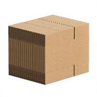 Carpeta de Cartón Corrugado Biodegradable de Doble Pared de 29*17*19cm con Cierre Magnético y Asa para Vegetales, Harina y Aceites Esenciales