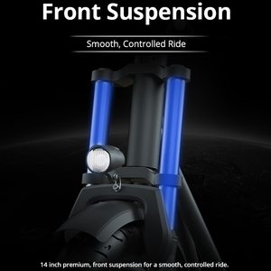 中国销售60千米范围30Mph 800W越野折叠式滑车越野胖轮胎车轮1000W成人电动滑板车 - Product Image 5