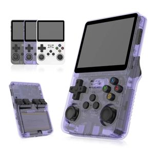 Console vidéo rétro portable de 3.5 pouces lecteur de jeu portable Open Source 64 go 128 go <span class=keywords><strong>jeux</strong></span> nostalgiques amusants enfants pour Anbernic R36s - Product Image 1