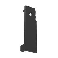 Plinthe sans bordure en plâtre architectural, profil en alliage d'aluminium argenté, ligne de plinthe LED, cloison sèche, dimmable, CRI élevé 90