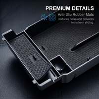 Boîte de rangement portable en ABS pour accoudoir central de voiture, pour modèles 2020-2025