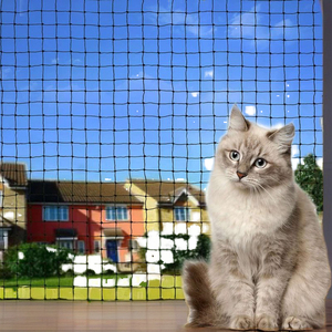 Fábrica de nylon multiusos gato perro mascota seguridad alambre de acero refuerzo ventana red balcón gato seguridad red valla - Product Image 1