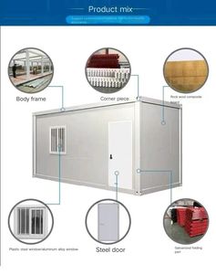 Kosteneffectieve Weerbestendige Verpakte Containerhuis Van De Fabrikant Leverancier Voor Gemakkelijk Transport In De Buitenlucht - Product Image 5