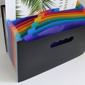 Custom Portable Rainbow <strong>Accordion</strong> A4 Desktop Folder PP Material Expanding Elastic Closure for Organization and <strong>Filing</strong> - Product Image 5