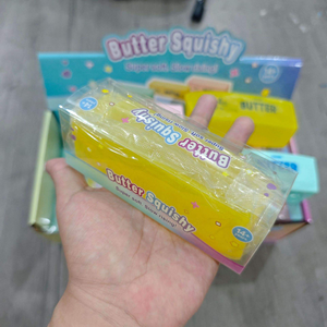 ของเล่นบีบสควิชชี่เนยกรุบกรอบ รสผลไม้ ชีส ถั่วลิสง กรอบๆ 4 ออนซ์ เนยสีเหลืองรสเค็ม กรุบกรอบ - Product Image 3