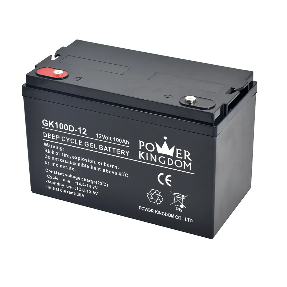 Factory Direct 12v 100ah 7Ah~250Ah Gel Deep Cycle Battery