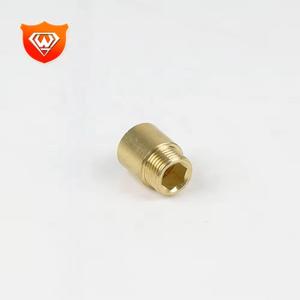 Capezzolo spurgo prolunga in ottone giallo con vite cromata - Product Image 1