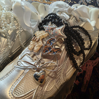 Breloques pour lacets de chaussures personnalisées, pendentifs, clips pour chaussures DIY, décorations pour lacets de chaussures, fausses perles, boucles pour lacets de baskets, accessoires