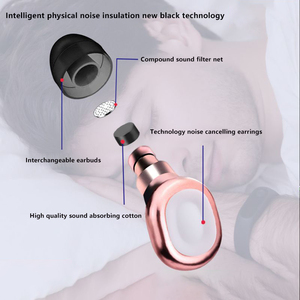 Thiết bị bảo vệ cá nhân bảo vệ thính giác giảm tiếng ồn Bộ lọc an toàn kim cương Silicone nút tai cho giấc ngủ tốt hơn - Product Image 5