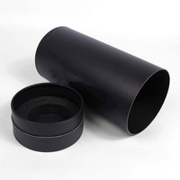 Meilleur prix bouteille et boîte en verre de diffuseur de roseau vide de luxe avec étiquette personnalisée bouteille diffuseur de roseau en verre avec bâton et boîte pour cadeau