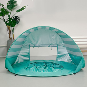 <span class=keywords><strong>Tente</strong></span> de plage pop-up pour bébé, protection <span class=keywords><strong>UV</strong></span> UPF 50+, abri solaire imperméable avec piscine, <span class=keywords><strong>tente</strong></span> de jeu portable et pliable pour tout-petits en extérieur - Product Image 4