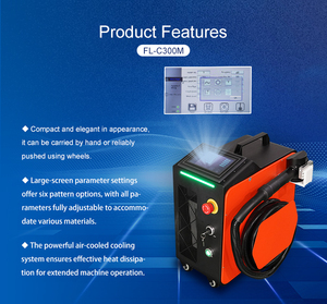 Nettoyeur laser à impulsions portable 500W, machine de nettoyage laser portable, élimination profonde de la rouille, de la peinture, acier, pierre, bois, plastique, métal - Product Image 6