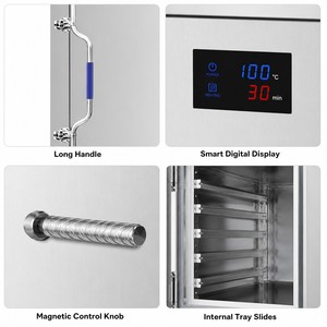 Commercial 12 Tray Induction Rice <b>Steamer</b> Cabinet 20kW for Restaurants Canteens Hotels Catering and Food Service Dealers - Product Image 4