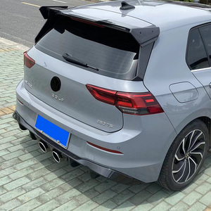 Accesorios exteriores de coche difusor de parachoques trasero Spoiler labio con luz de freno Led para Volkswagen <span class=keywords><strong>VW</strong></span> <span class=keywords><strong>Golf</strong></span> MK8/<span class=keywords><strong>Rline</strong></span>/GTI - Product Image 3