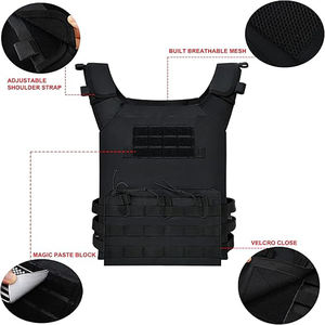 야외 활동을위한 캠핑 전술 조끼 맞춤형 전문 조정 가능한 내구성 전술 조끼 - Product Image 4