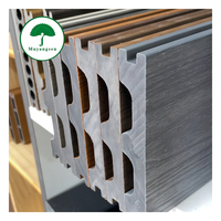 Planches de terrasse en WPC de qualité supérieure, modernes, imperméables, solides, de type M, avec texture 3D imitation bois, pour jardin et salle d'exposition
