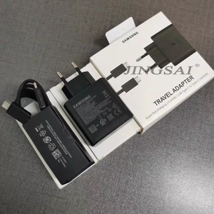 Sạc tường thông minh USB Type-C hai cổng 25W, hỗ trợ sạc nhanh PD <span class=keywords><strong>3.0</strong></span>, dành cho điện thoại di động và máy tính xách tay, có củ sạc chuẩn EU/US. - Product Image 1