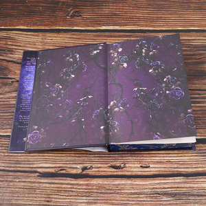 Libro de Edición Especial con Tapa Dura Morada Premium, Bordes Pintados, Novela de Fantasía, Impresión Floral Mágica, Fabricante de <span class=keywords><strong>Libros</strong></span> - Product Image 6
