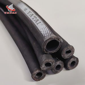 שתי שכבות חוט פלדה קלוע 1/2 "הגה צינור כוח-עמיד מזג אוויר מסוגל לעמוד בלחץ גבוה - Product Image 3