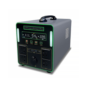 Station portable à grande capacité 5 kWh, batterie lithium-ion, panneau solaire, onde sinusoïdale pure, contrôleur MPPT pour diffusion en direct, urgence familiale - Product Image 1