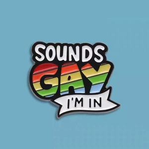 Pins de Esmalte Personalizados con Sonidos Gay, Insignias de Metal de Zinc con Arcoíris, Amor y Orgullo, Broches para Mochila, Camisa, Solapa, Joyería <span class=keywords><strong>LGBT</strong></span>, Graduación - Product Image 4