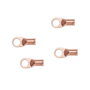 ที่วัดโลหะทองแดง1/0ตามสั่ง3/0 3/8แหวนอว์ก "รูเทอร์มินัลชุบทองแดงชิ้นส่วนรถยนต์อิเล็กทรอนิกส์ - Product Image 2