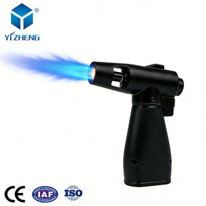 Prix usine Portable gros cigare coupe-vent rechargeable Jet flamme gaz butane cigarette fumée torche briquet - Product Image 1