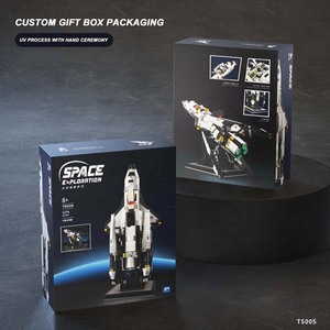 Xây dựng khối đồ chơi không gian tên lửa thăm dò unisex khoa học mô hình quà Tặng nhựa cho trẻ em mô hình đồ chơi - Product Image 5