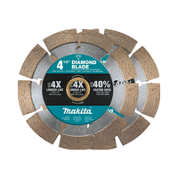 Makita B-69602 lame de scie diamantée soudée au laser de qualité industrielle de 4-1/2 \ "à usage général 2/pk segmentée