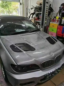 Nouveau capot moteur en fibre de carbone de style <span class=keywords><strong>GTR</strong></span> pour E46 M3 (1998-2004)-Boulonné avec boulons pour coupé et cabriolet - Product Image 2