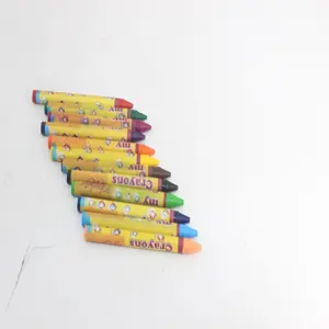 Wholesale Non-toxic Washable Crayons 12 Fancy Crayons Set Crayon For Children Kids CX4-003