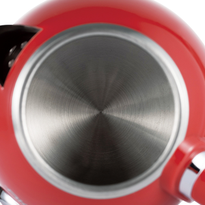 Bouilloire électrique rouge en acier inoxydable à double couche de haute qualité avec arrêt automatique et ébullition à sec - Product Image 5