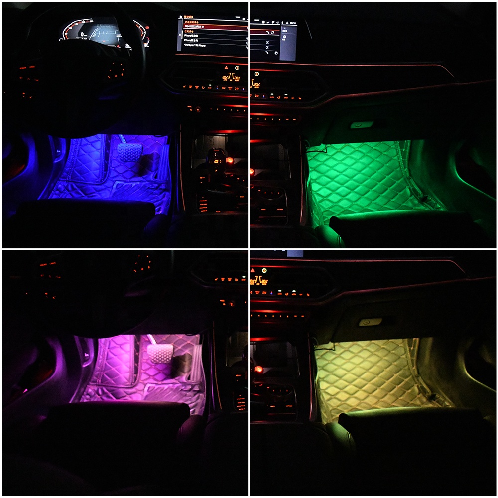 Led lights for cars kit IP65 WS2811 60LED 12V car door light logo
