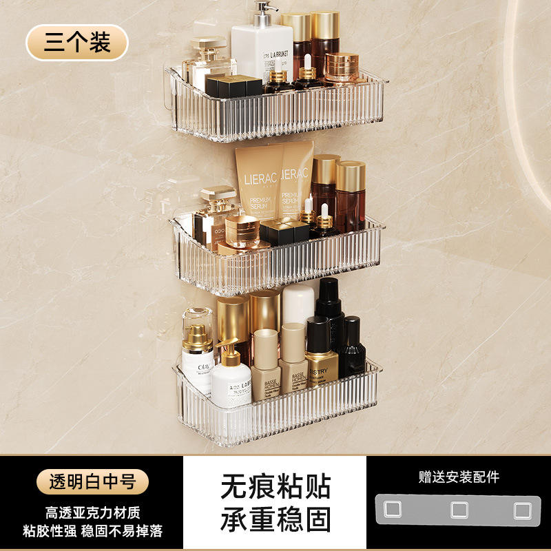 สีขาวโปร่งใส (แพ็ค 3 ชิ้น, ขนาดกลาง) ความหนาแน่นสูง โปร่งใสระดับสูง