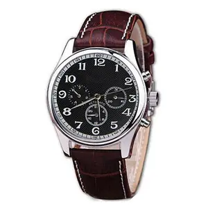 Custom Fashion Watch Luxury Genuine Leather Strap Stainless Steel Mechanical Automatic Watches