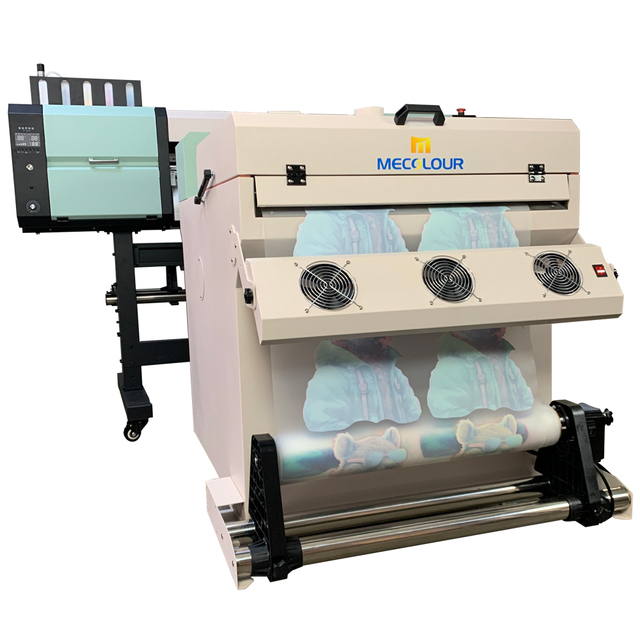 New 2 I3200 PrintHead High Speed Heat Transfer T-shirt Printing Machine PET Film DTF Printer 60cm