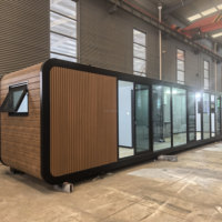 Maison préfabriquée de luxe en conteneur, insonorisée, design moderne, installation rapide pour glamping, resort, maison d'hôtes