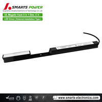 Triac haute efficacité et gradation 0-10V tension constante 24V 48V LED Driver 200W pour lumière LED à piste magnétique intérieure