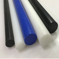 Barre ronde de haute précision, plastique technique personnalisé, feuille de nylon PA6 / Pa66 de couleur personnalisée, tige en nylon pour pièces industrielles