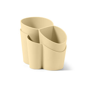 Escurridor de cubiertos de pared moderno de diseño italiano en escurridor de polipropileno amarillo - Product Image 1