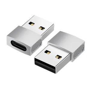 Benutzer definierter privater Markenname Drucken Logo Typ C Adapter Typ C USB C Buchse zu USB 2.0 Stecker OTG Adapter Konverter