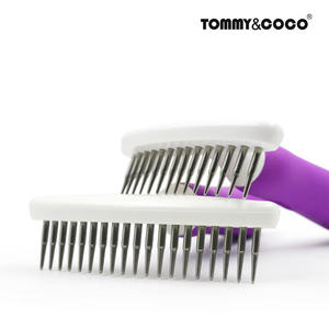 SHENGKANG M - Artículos Esenciales para el Cuidado de Mascotas, Peine y Cepillo de Plástico Ecológico Clásico para Mascotas, Cepillo para Eliminar Pelo y Uñas de Gatos y Perros - Product Image 2